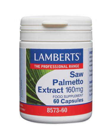 Extrato De Saw Palmetto 160 Mg. 60 Cápsulas Lamberts