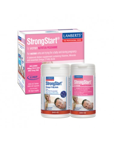 Pack Strongstar Mulheres 60 Comp. + 60 Comp. Lamberts