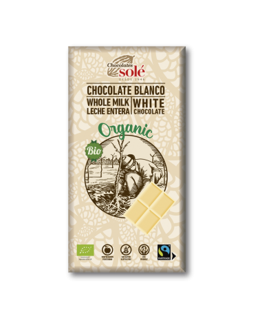 Chocolate Branco Bio 100 Grs Solé