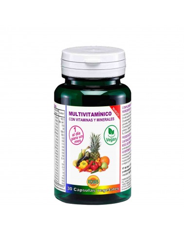 Multivitamínico Vegan 30 Cápsulas Vegetais Robis