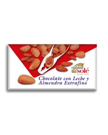 Chocolate De Leite Com Amêndoas 150 Grs Solé