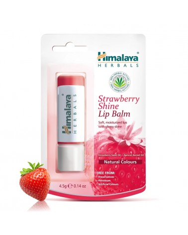 Batom - Bálsamo Labial Brilhante De Morango 4,5 Grs. Himalaya