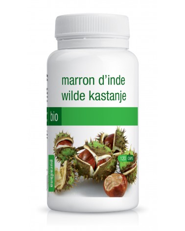 Castanha Da Índia Bio 240 Mg. 120 Cápsulas Vegetais Purasana