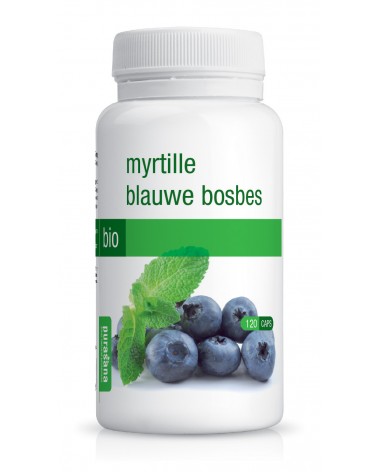 Mirtilo Bio 240 Mg. 120 Cápsulas Vegetais Purasana