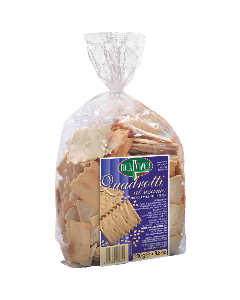 Fiorentini Aperitivos Com Sesamo (Quadrotti) 250 Grs.