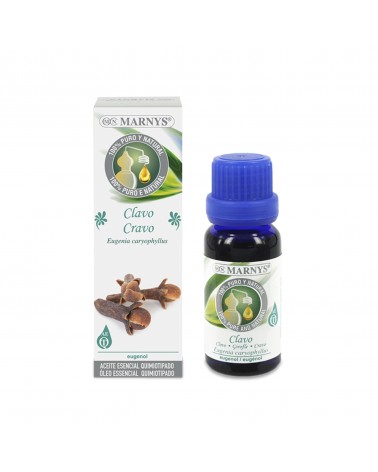 Óleo Essencial De Cravo Da Índia (Eugenia Caryophyllus) 15 Ml. Marnys