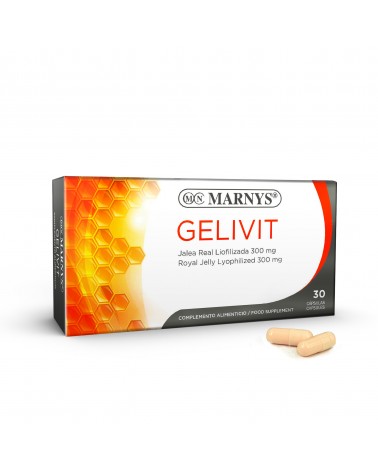 Gelivit - Geleia Real Liofilizada 30 Cápsulas Marnys