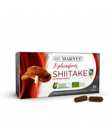 Cogumelo Shitake Bio 30 Cápsulas Vegetais (400 Mg.) Marnys