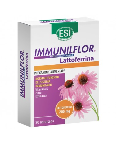 Immunilflor Lactoferrina 200 Mg 20 Cápsulas Vegetais ESI