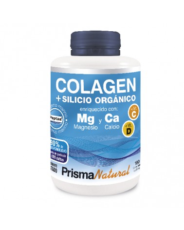 Colagénio + Silício Orgânico C/ Vitaminas E Minerais 180 Comprimidos Prisma