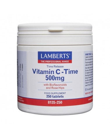 Vitamina C C/ Bioflavonoides 500 Mg. (Libertação Prolongada) Lamberts