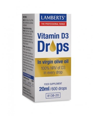 Vitamina D3 Gotas 20 Ml Lamberts