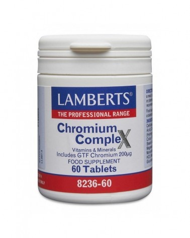 Crómio - Chromium Complex 60 Comprimidos Lamberts