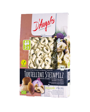 Tortellini Cogumelos Com Cebola Bio 250 Grs. D`Angelo