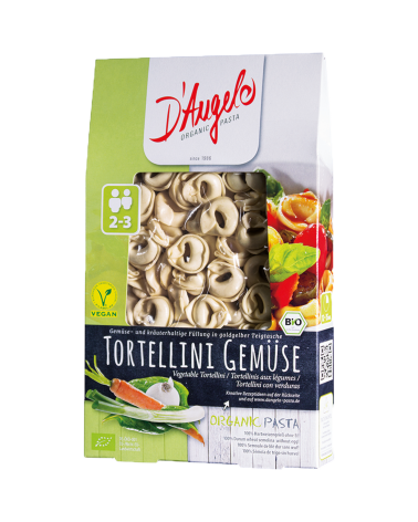 Tortellini Vegetais Bio 250 Grs. D`Angelo