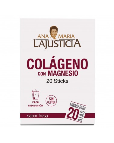 Colagénio C/ Magnésio 20 Sticks Ana Maria La Justicia