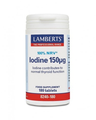 Iodo 150 Mcg 180 Comprimidos Lamberts