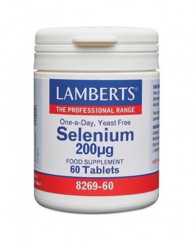 Selenio 200 Ug (L-Selenometionina) 60 Comprimidos Lamberts