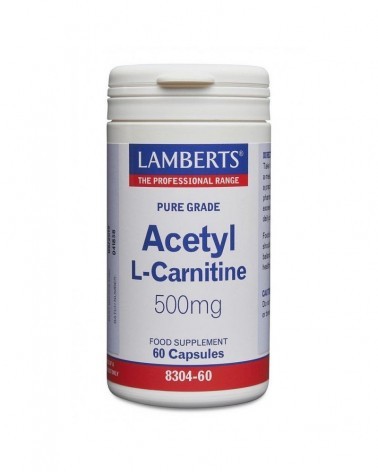 Acetil L-Carnitina 60 Comprimidos Lamberts