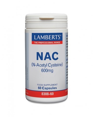 Nac (N_Acetil Cisteina) 600 Mg. 60 Cápsulas Lamberts