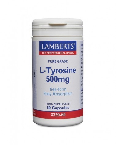 L-Tirosyne (Free - Form) 500 Mg. 60 Cápsulas Lamberts