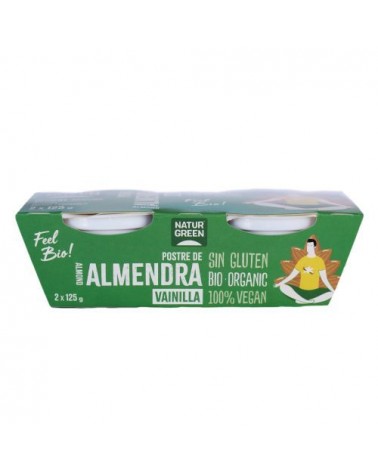 Sobremesa De Amêndoas Original Bio 2x125 Grs. Naturgreen