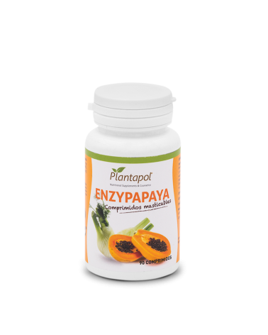 Enzypapaya (Enzimas Digestivas) 90 Comprimidos Mastigáveis Plantapol