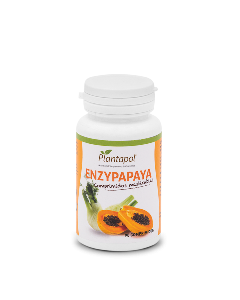 Enzypapaya (Enzimas Digestivas) 90 Comprimidos Mastigáveis Plantapol