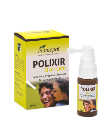 Polixir - Spray Oral (Aloé Vera + Própolis + Árvore Do Chá + Menta) 20 Ml Plantapol
