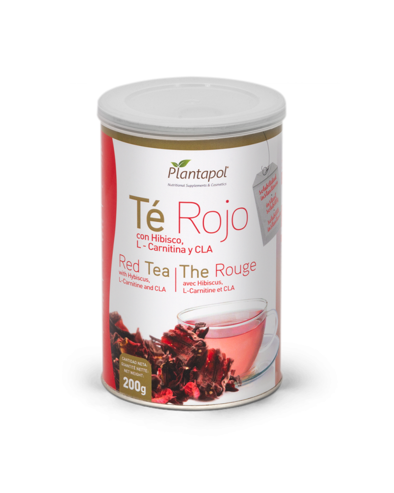 Chá Vermelho Pu-Erh + Hibisco + L-Carnitina + Cla Instantâneo 200 Grs Plantapol