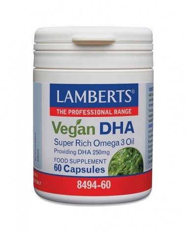 Dha Vegan 250 Mg 60 Cápsulas Lamberts