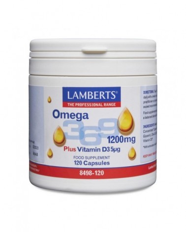 Omega 3,6,9 1200 Mg. 120 Cápsulas Lamberts