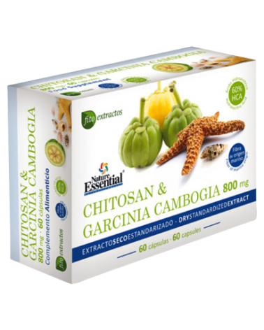 Chitosano & Garcinia Cambogia 800 Mg 60 cápsulas Nature Essential