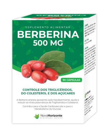 Berberina 500 Mg Novo Horizonte