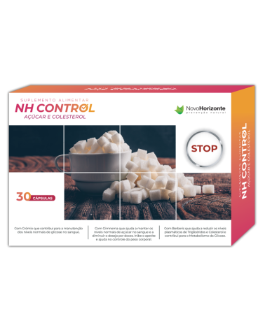 NH Control (Açúcares e Colesterol) 30 Cápsulas Novo Horizonte