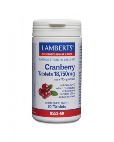 Cranberry 18.750 Mg 60 Comprimidos Lamberts