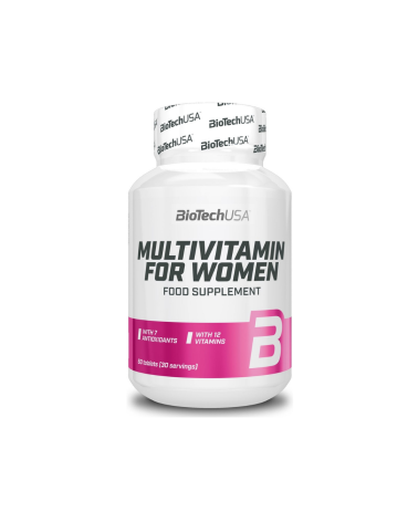 Multivitamínico para Mulher 60 Cápsulas BiotechUSA