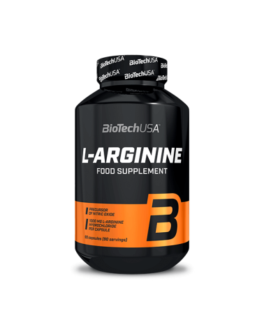 L-ARGININE 90 Cápsulas BiotechUSA