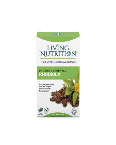 Rhodiola Fermentada 60 Cápsulas - Living Nutrition