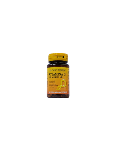 Vitamina D3 (4000UI) 60 Cápsulas Nature Essential