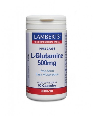 L-Glutamina 500 Mg. 90 Cápsulas Lamberts