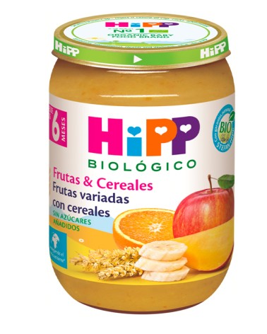 Boião de Puré de Frutas c/ Cereais BIO 190gr HiPP