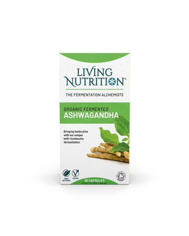 Ashwagandha Fermentada 60 Cápsulas - Living Nutrition