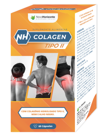 NH Colagen TIPO II 60 Cápsulas Novo Horizonte