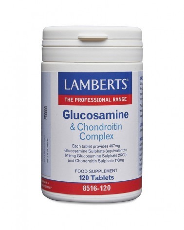 Complexo De Glucosamina E Condroitina 120 Comprimidos Lamberts