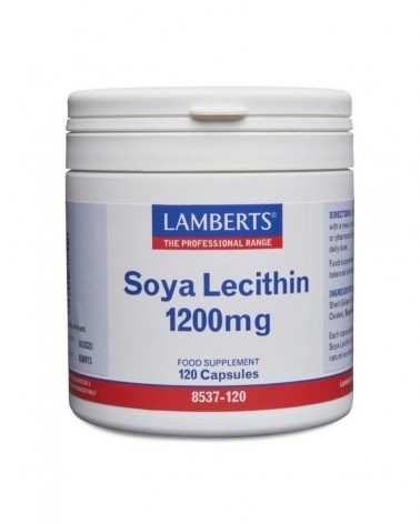 Lecitina De Soja 1200 Mg. 120 Cápsulas Lamberts