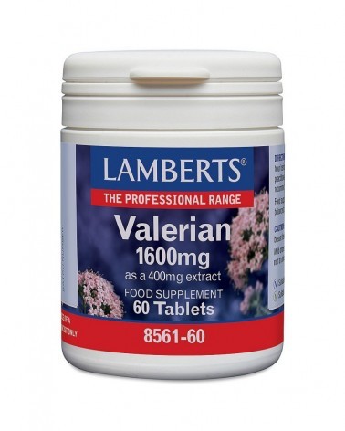 Valeriana 1600 Mg. 60 Comprimidos Lamberts