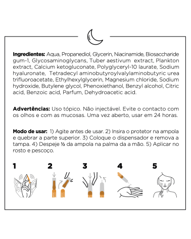 Reparador Noturno Anti-Envelhecimento 7 ampolas Marnys