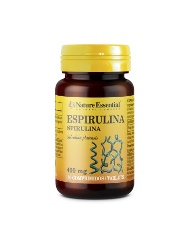 ESPIRULINA 400 MG. 100 COMPRIMIDOS NATURE ESSENTIAL