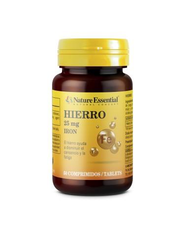 Ferro 25 mg 50 Comprimidos Nature Essential